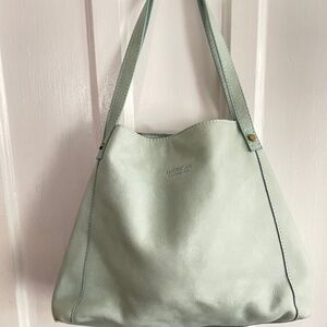 American Leather Co. Misty Pale Green Shoulder Bag